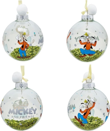 Disney - Set Of 7 Christmas Tree Baubles - Mickey & Friends